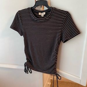 black&white striped top, new with tags
